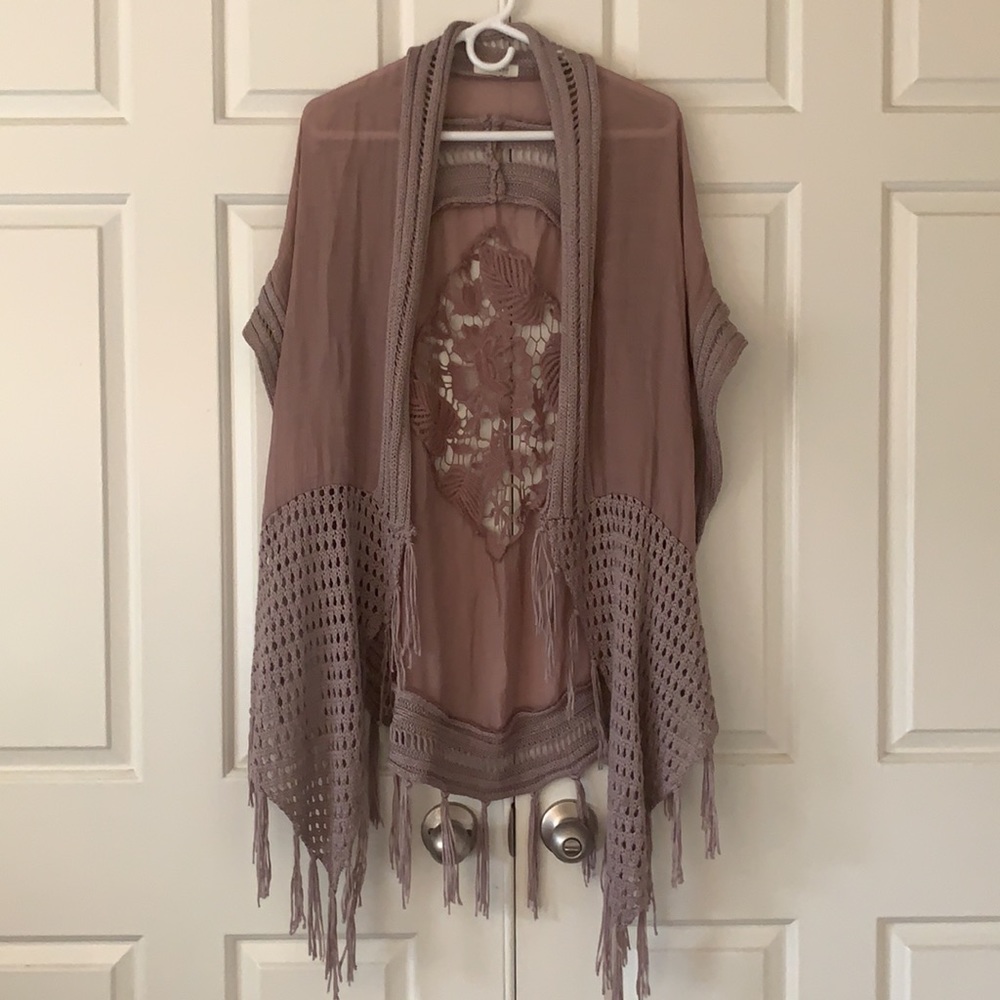 Gorgeous mauve boho wrap 😍